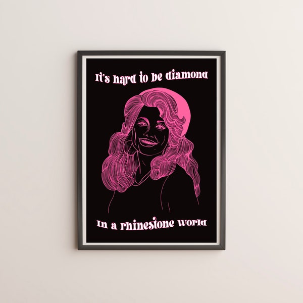 Dolly Parton Print - Etsy UK