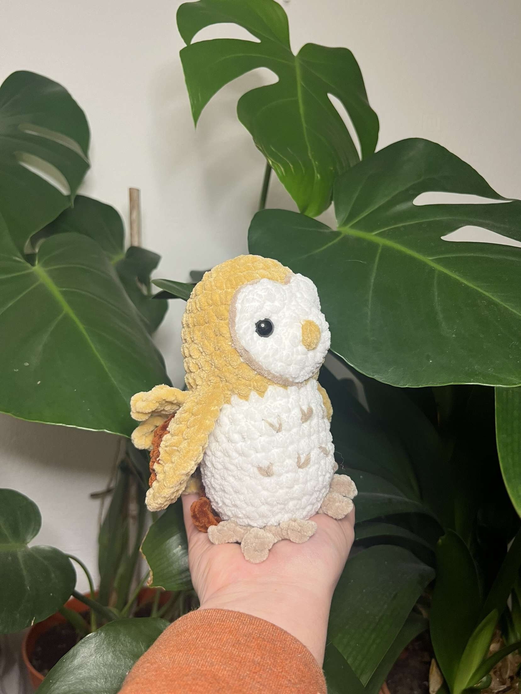 Crochet Owl Amigurumi Toy, Handmade Bespoke