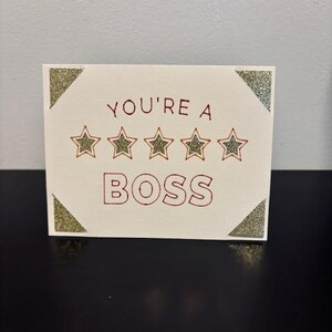 You're A 5-Star Boss Card