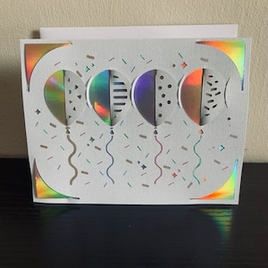 Fold-and-Tuck Balloons Card