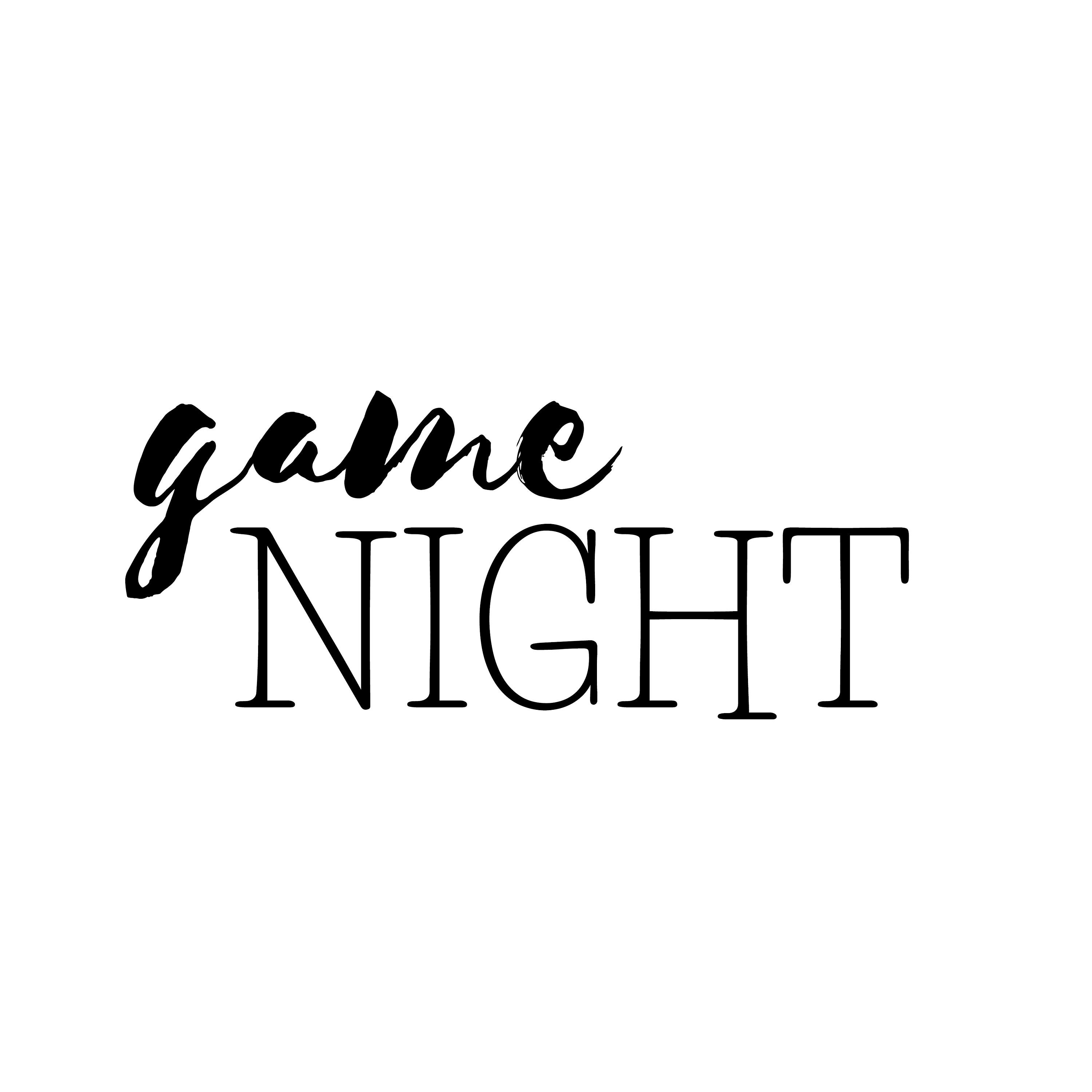 Game Night Wall Art Game Room Wall Decor Game Room Art Etsy