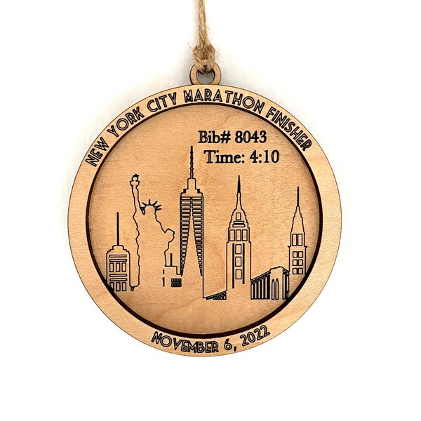 New York Marathon Etsy