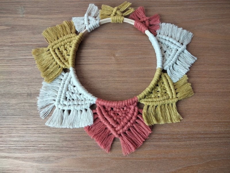 Couronne Bohème en Macramé