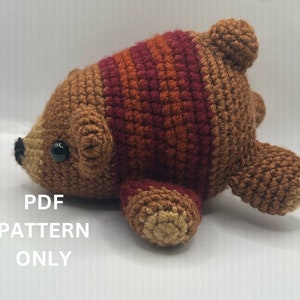Laying Bear Crochet Pattern *PDF PATTERN ONLY*