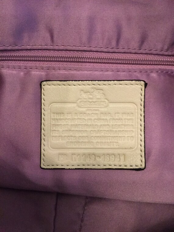 Coach Madison Lindsey Metallic Python Snakeskin P… - image 5