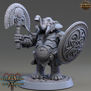 Peinta 3D - High quality resin 3D printing from Peinta3D - Resin figurine to paint, in the universe of The Oliphants of Red Ridge -