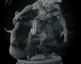 Resin figurine to paint, in the universe of Stormborn - Shadowclaw - Printed in 8k (2 scales to choose from 32mm or 75mm)