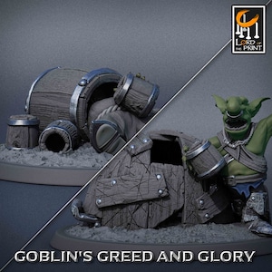 Peinta 3D - High quality 3D resin printing from Peinta3D - Resin figurine to paint in the universe The greed and glory of the