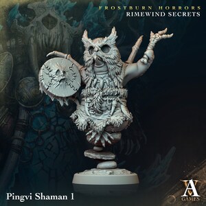 Peinta 3D - High quality 3D resin printing from Peinta3D - Resin figurine to paint - Frostburn Horrors Universe - Rimewind Secrets