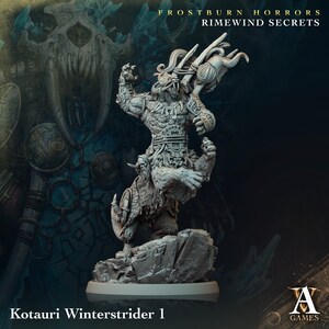 Peinta 3D - High quality 3D resin printing from Peinta3D - Resin figurine to paint - Frostburn Horrors Universe - Rimewind Secrets