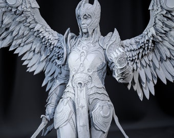 Peinta3D - Figurine en résine à peindre dans l'univers de chez STLProject - Dame Aylin Baldur's Gate 3