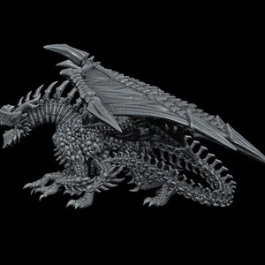 Peinta 3D - High quality 3D resin printing from Peinta 3D - Resin figurine to paint, Skull Dragon