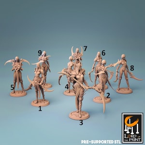 Peinta 3D - High quality 3D resin printing from Peinta 3D - Resin figurine to paint, Woman of Death