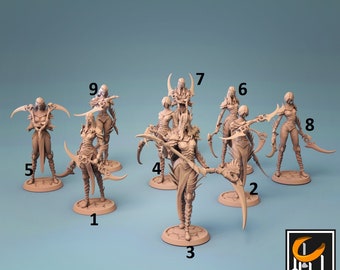 Peinta 3D - High quality 3D resin printing from Peinta 3D - Resin figurine to paint Woman of Death