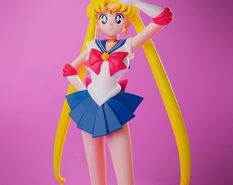 Peinta3D - Harzfigur zum Bemalen im BlueSpray-Universum im Manga-Universum von Sailor Moon (5 Modelle)