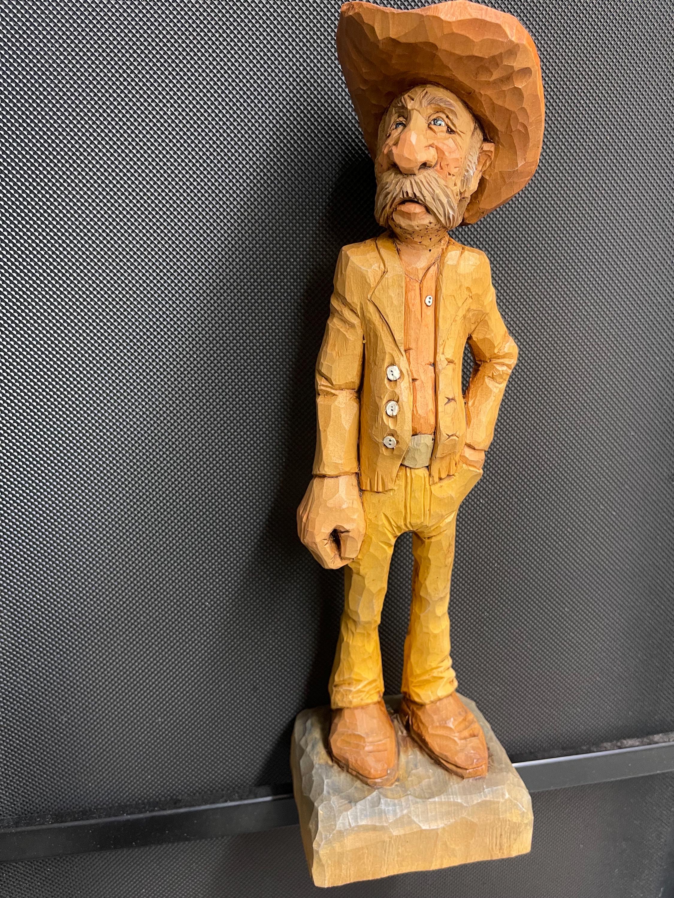 ◆木製看板・ドライブイン-カウボーイ◆木彫り・カントリーウェスタン ◇木製看板・ドライブイン-カウボーイ◇木彫り・カントリー