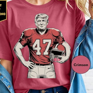 Comfort Colors Trump American Football Shirt, God Bless Trump Shirt, President Donald Trump 2024 Shirt, Support Trump