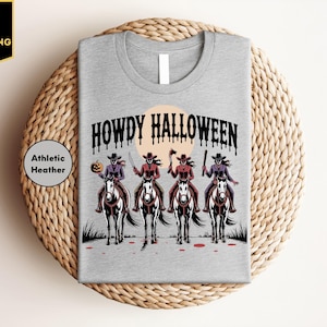 Howdy Halloween Shirt, Western Halloween Girls Shirt, Halloween Cowboy Shirt, Funny Cowgirl Halloween Shirt, Spooky Western Halloween Shirt