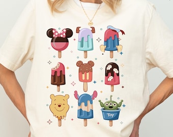 Disney Summer Vibes Mickey Ice Cream Shirt, Disney Summer Snacks Shirt, Mickey Beach Vibes Tee, Disney Summer Vacation Family