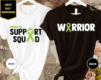 Support Squad Lymphoma Cancer Shirt, Lymphoma Ribbon Shirt, Personalized Cancer Awareness Shirt, Lymphoma Survivor Tshirt