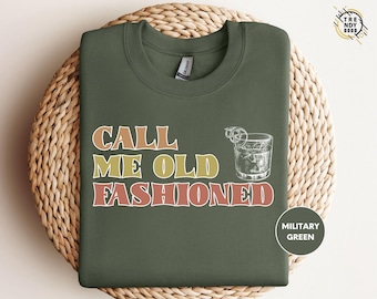 Bourbon Gifts For Men, Call Me Old Fashioned Shirt, Whiskey Shirt, Whiskey Lover Gift, Bourbon Lover Shirt, Drinking Shirt