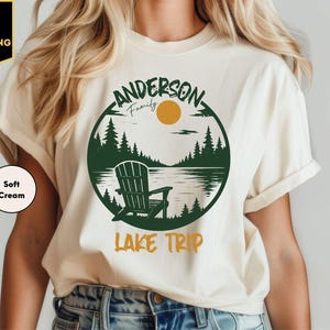 Camping Lake Trip Shirts, Custom Family Vacation T-shirts, Lake Vacation Tshirt, Matching Vacay Road Group Cousin Camp