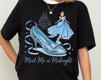 Cinderella Shirt, Magic Kingdom Cinderella Princess Tee, Jaq & Gus Gus Mouse Shirt, WDW Disneyland Trip Tee, Girls Trip