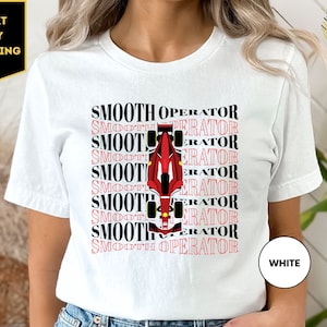 Smooth Operator Unisex T-Shirt, Formula One Shirt, CS55 Tee Gift, F1 2024 Tee, Carlos Sainz F1 Driver Shirt, Inspired Aesthetic Racing
