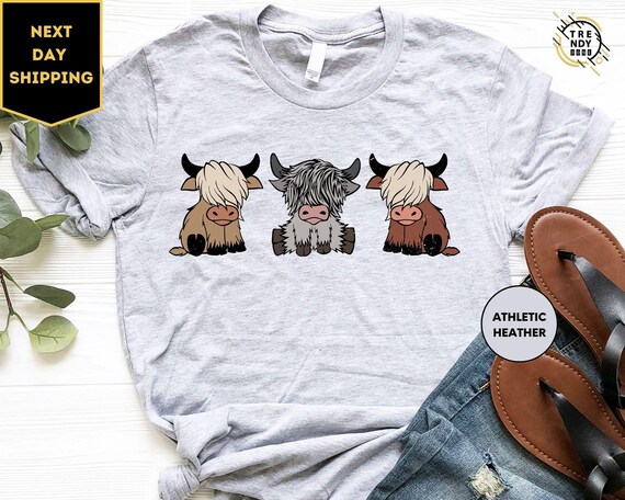 Highland Cow Shirt, Cute Cow Shirt, Western Crewneck, Highland Cow Shirt, Cow Gifts, Cow Shirt, Highland Cow Crewneck