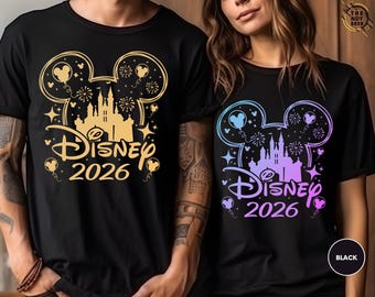 Disney Family Trip 2026 Shirts, Disney Family Shirts, Disneyworld Shirts, Magic Kingdom Couple Shirt