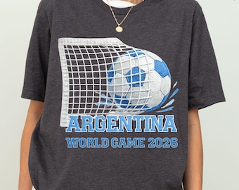 Argentina  2026 Country Teams Shirts, National Football Shirts,  Family Shirts, United States Soccer Tee, Soccer Shirt
