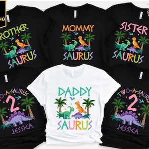Dinosaur Birthday Shirt, Dino Birthday Shirt, Dinosaur Family Matching Shirt, Saurus Birthday Boy, Dinosaur Birthday Shirt