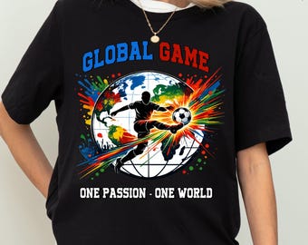 USA 2026 Football Shirt Patriotic Soccer Fan Gift United States Tournament Tee Distressed Graphic Apparel