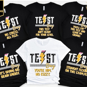 Matching State Testing Shirts, Teacher Test Day Shirt, Gen Z Testing Day Teacher Team Shirts, Teen Slang Testing Coordinator Shirt