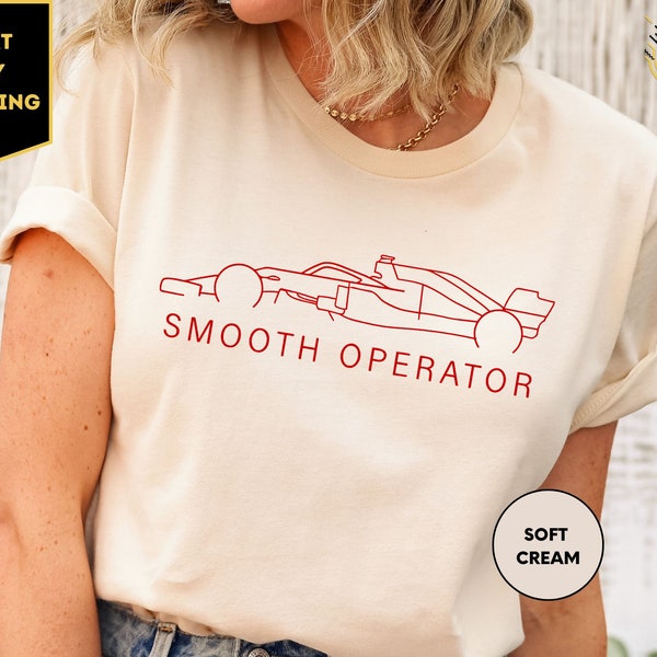 Midweight Sainz Smooth Operator Shirt, Hoodie, Sweatshirt Formula Fan, Racing Fan Gift, Race inspired Gift, Carlos Sainz 55, F1