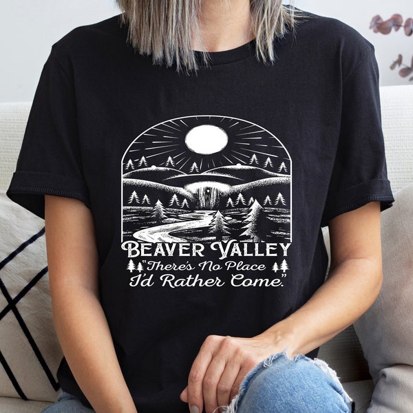 Retro Beaver Valley There is No Place I'd Rather Be Men's T-Shirt, Navy, XXL