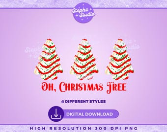 Oh árbol de Navidad PNG - Pastel de Navidad - Little Debbie PNG - Vacaciones PNG - Merienda navideña - Sublimación de Navidad - Pastel de árbol - Invierno