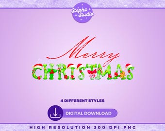 Feliz Navidad PNG - Lindo - Ilustrado - Papá Noel - Feliz PNG - Vacaciones - Delicias navideñas