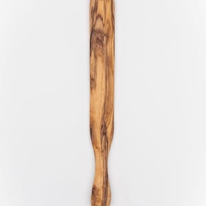 Thin Spurtle Olive Wood Hand made