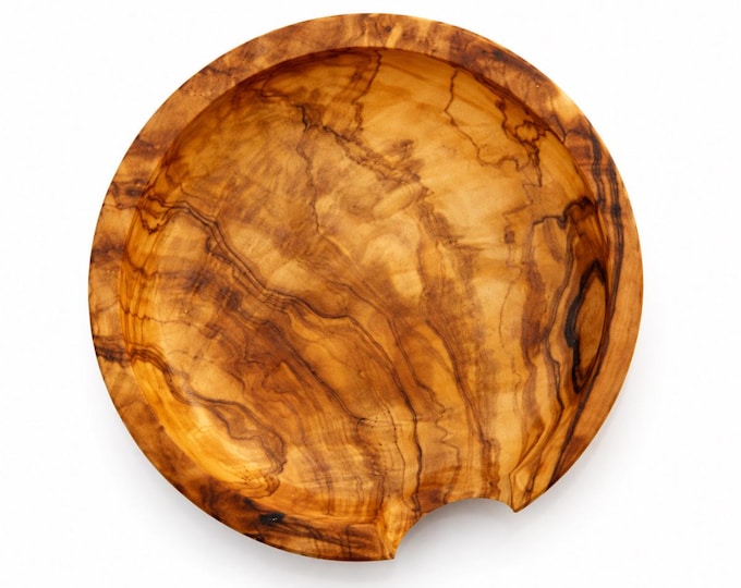 Spoon Rest & Utensil Stand Hand Made Olive Wood