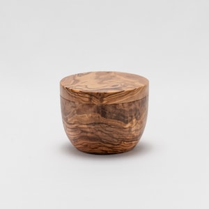 Olive Wood Salt & spices Keeper