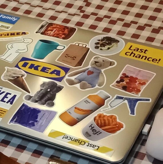 In de meeste gevallen Slim Baars IKEA Stickers Random Set of 3 Set of 5ikea Labelhome - Etsy