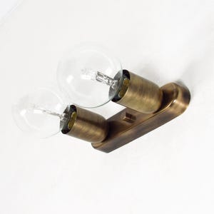 Bathroom Light Vanity Linear | Flush Mount Ceiling Light | Mid Century Sconce | Modern Lighting  | Vintage Lighting | Hallway Wall Light