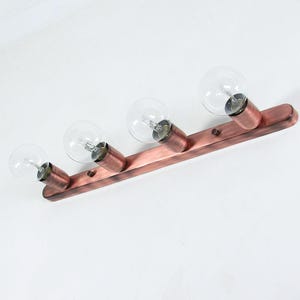 Bathroom Light Vanity Linear | Flush Mount Ceiling Light | Mid Century Sconce | Modern Lighting  | Vintage Lighting | Hallway Wall Light