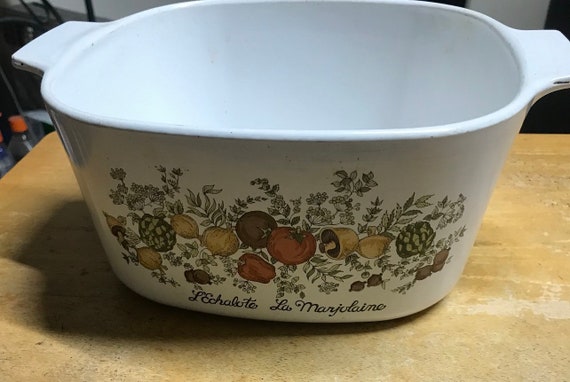Rare Vintage Corning Ware Spice Of Life L'Marjolaine Casserole Dish With  Lid