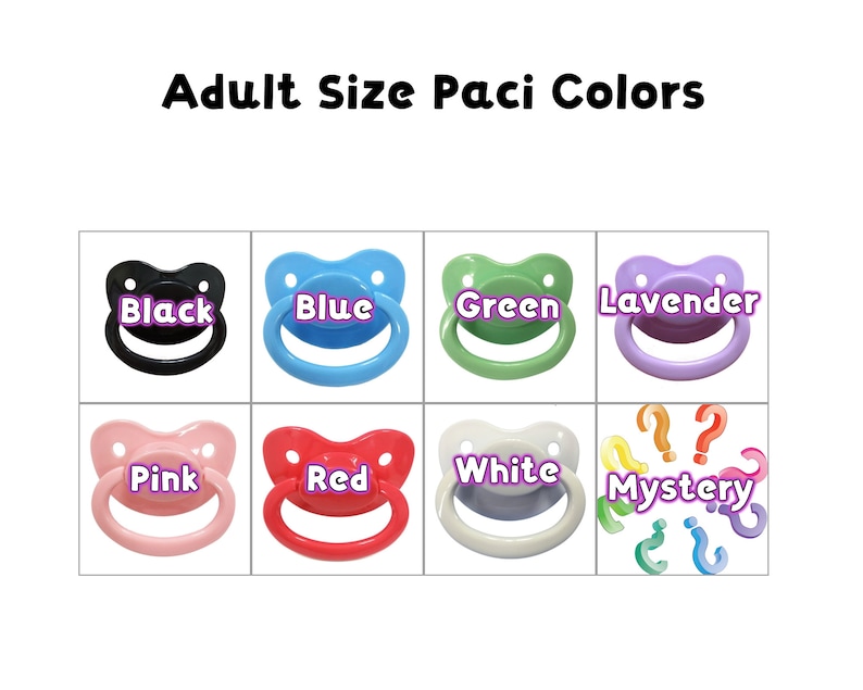 Strawberry Cow Paci Pouch And Clip Plain Adult Size Pacifier and Accessories for Binky, Dummy, Nookie Cosplay, Age Regression, Role Play image 4