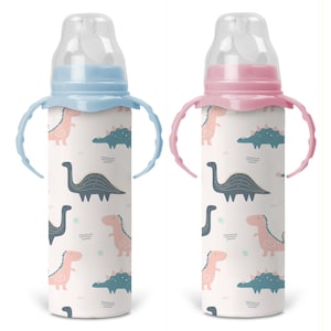 Personalized Dino Bottle - Includes Removable Sippy Handles
