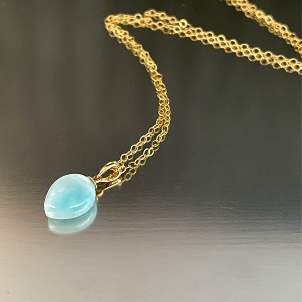 Larimar Gold Etsy