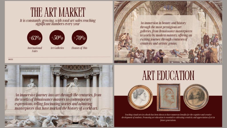 CANVA Presentation Template | Classic and Elegant Photographic Design ...