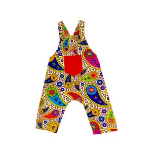 African Ankara Print Overalls for Babies, Toddlers and Children (0